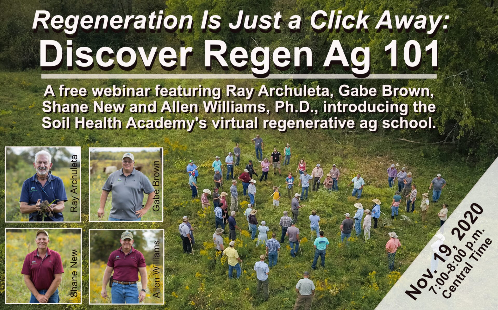 Regen Ag 101 Webinar Promo Regen Ag 101 Webinar Promo